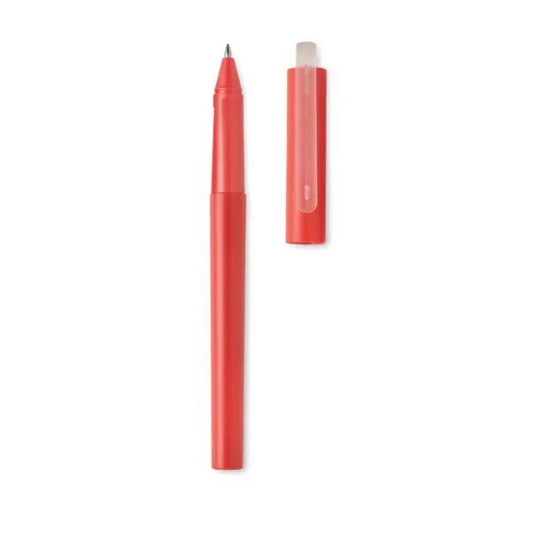 SION RPET blue gel ink ball pen Red