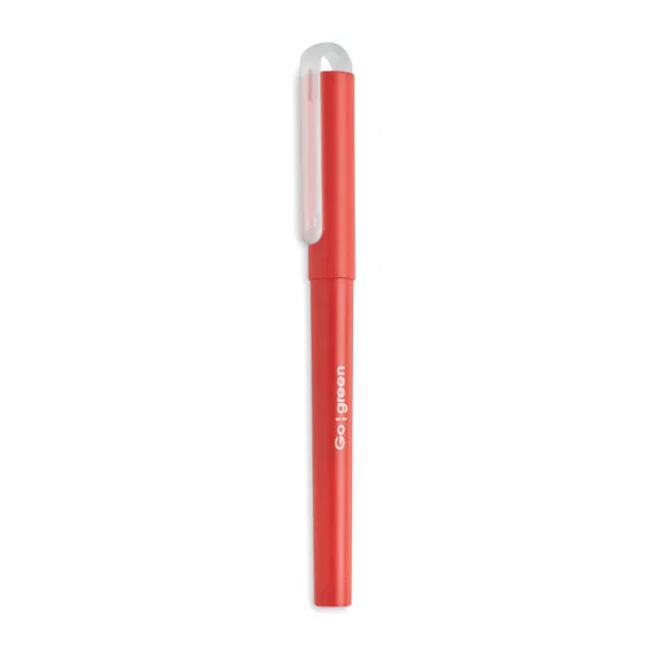 SION RPET blue gel ink ball pen Red