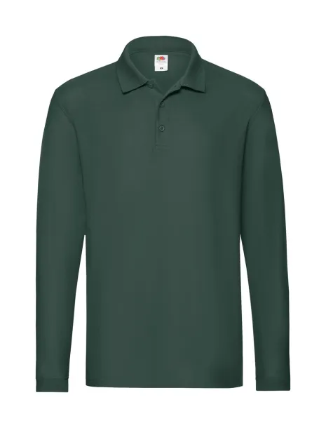 Premium Long Sleeve polo shirt Green