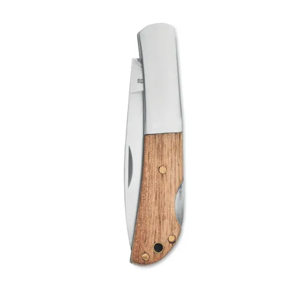 SKARP Foldable knife in acacia wood Wood