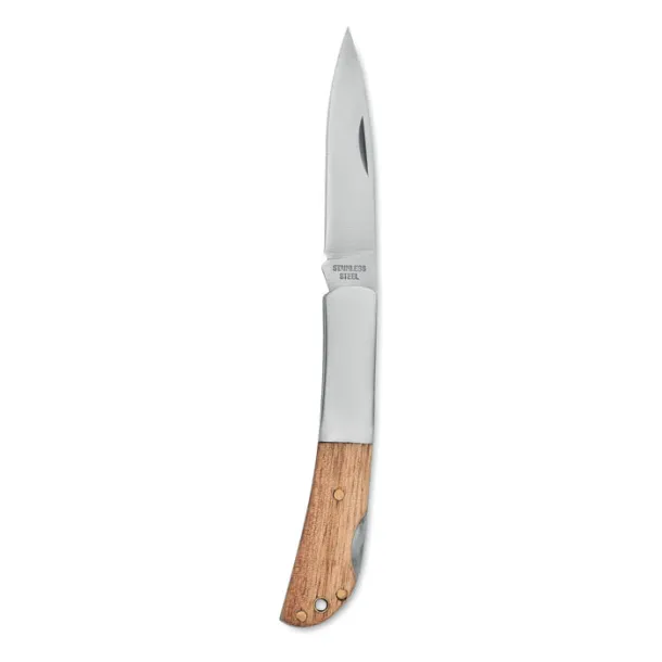 SKARP Foldable knife in acacia wood Wood