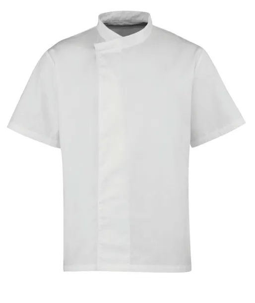  ‘CULINARY’ CHEF’S SHORT SLEEVE PULL ON TUNIC - Premier White