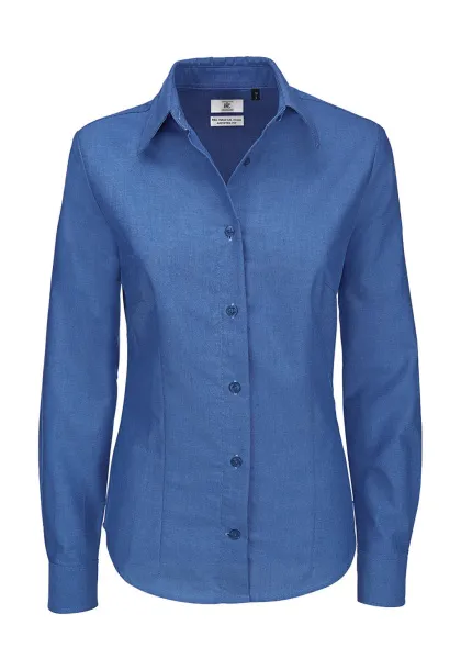  Oxford LSL/women Shirt - B&C Blue Chip