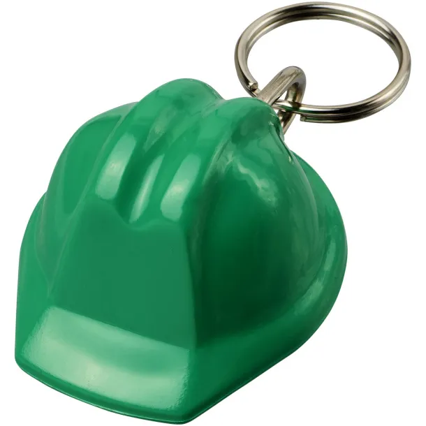 Kolt hard hat-shaped recycled keychain - Unbranded Green