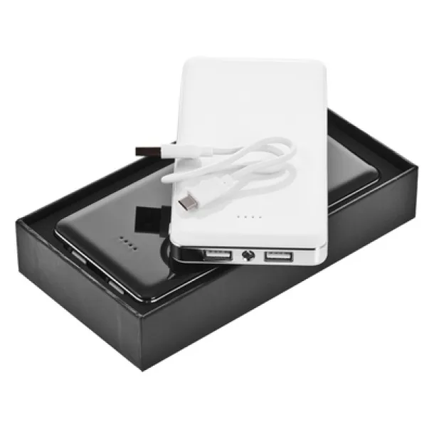  Prijenosna baterija 12 000 mAH sa svjetlom Crna