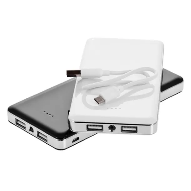  Prijenosna baterija 12 000 mAH sa svjetlom Crna