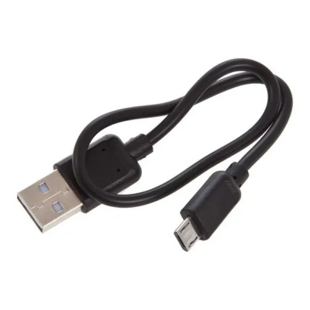  Power bank 12000 mAh with light Crna