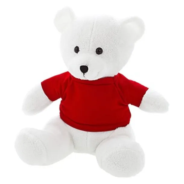 Forrest White Plush teddy bear Bijela