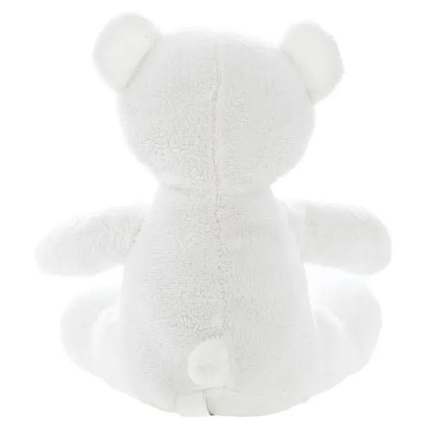 Forrest White Plush teddy bear Bijela