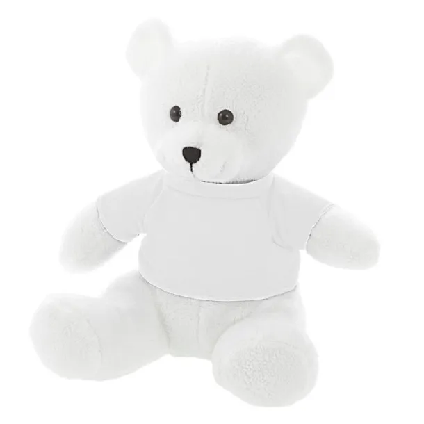 Forrest White Plush teddy bear white