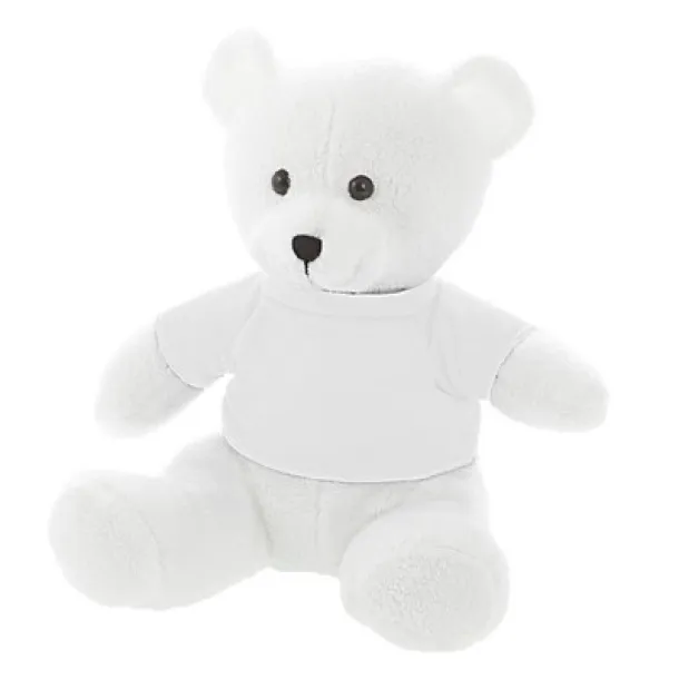 Forrest White Plush teddy bear Bijela