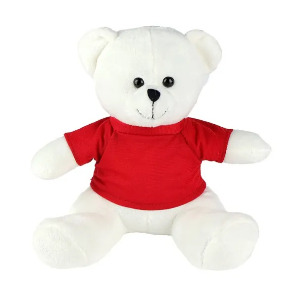 Forrest White Plush teddy bear Bijela