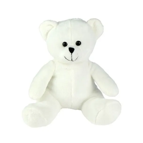 Forrest White Plush teddy bear white