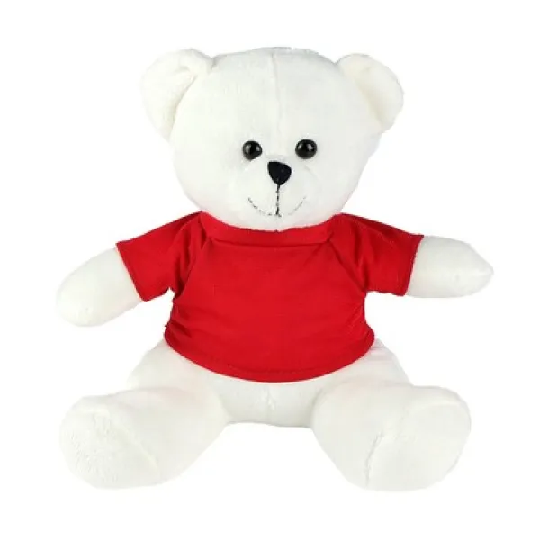 Forrest White Plush teddy bear white