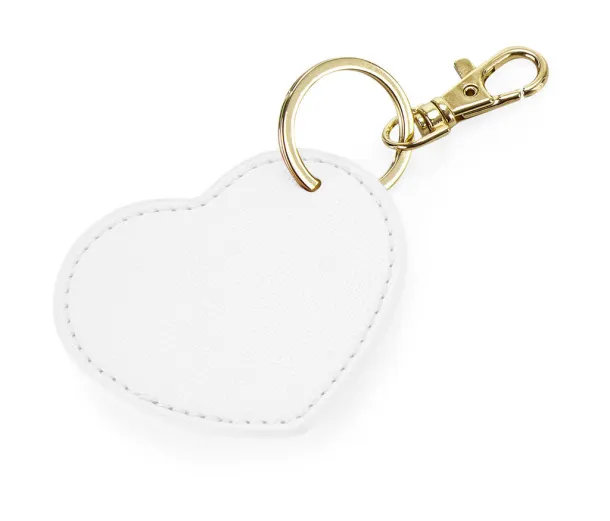  Boutique Heart Key Clip<P/> - Bagbase Soft White