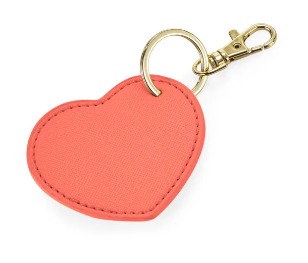  Boutique Heart Key Clip<P/> - Bagbase Coral