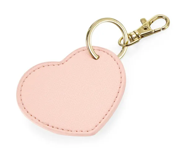  Boutique Heart Key Clip<P/> - Bagbase Soft Pink