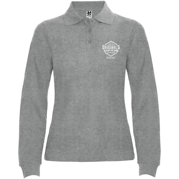 Estrella ženska polo majica dugih rukava - Roly Sport grey