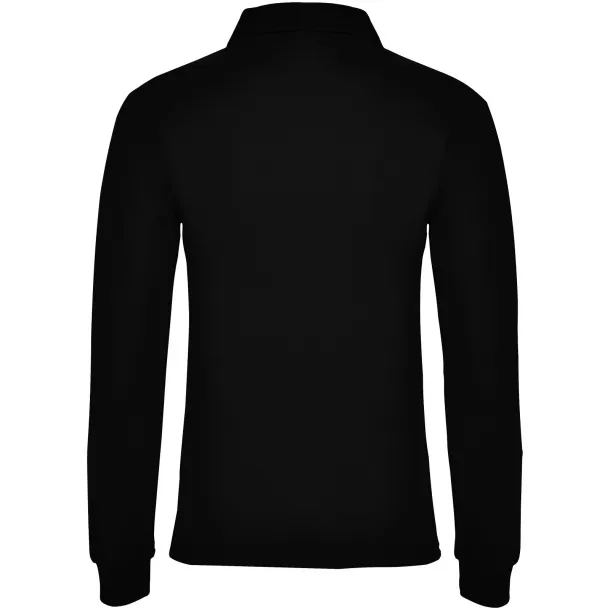 Estrella ženska polo majica dugih rukava, 220 g/m² - Roly Crna