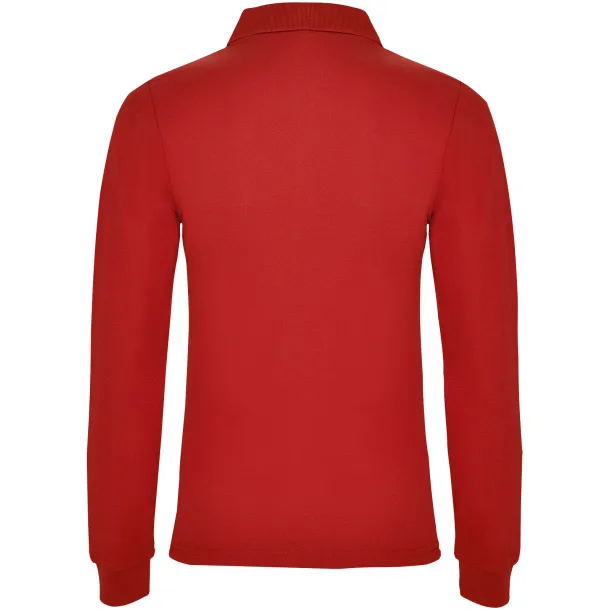 Estrella long sleeve women's polo - Roly Red