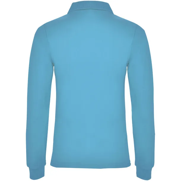 Estrella long sleeve women's polo - Roly Turquois