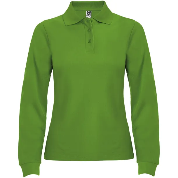 Estrella ženska polo majica dugih rukava, 220 g/m² - Roly Grass Green
