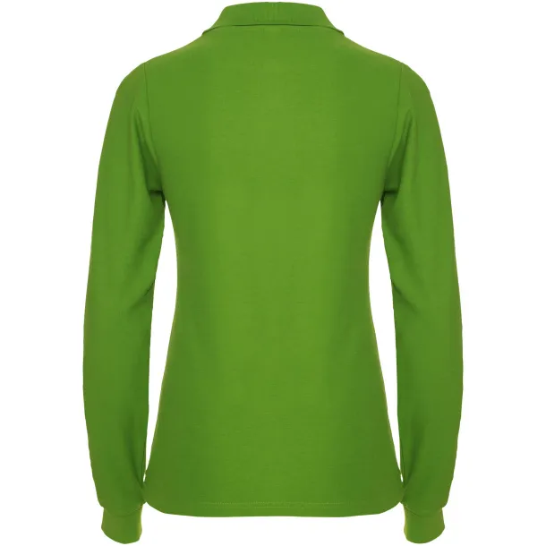 Estrella ženska polo majica dugih rukava, 220 g/m² - Roly Grass Green