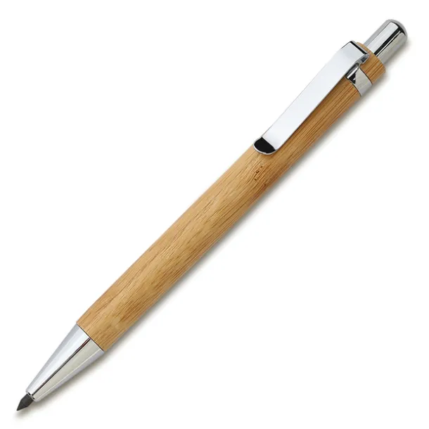 LAKIMUS long-life bamboo pen/pencil in a sleeve Beige