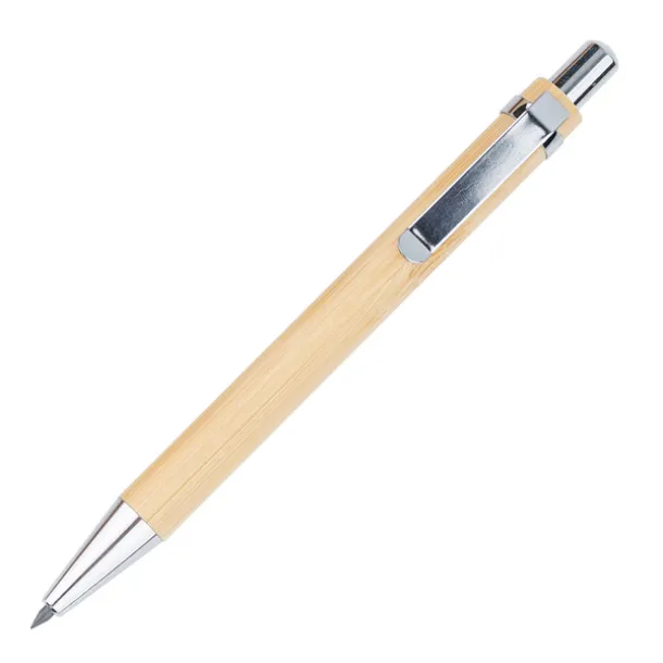 LAKIMUS long-life bamboo pen/pencil in a sleeve Beige