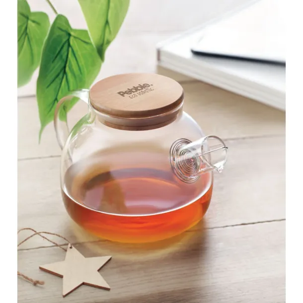 MUNNAR Teapot in borosilicate glass Transparent