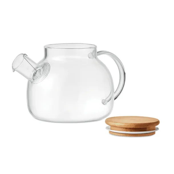 MUNNAR čajnik od borosilikatnog stakla, 850 ml Prozirno