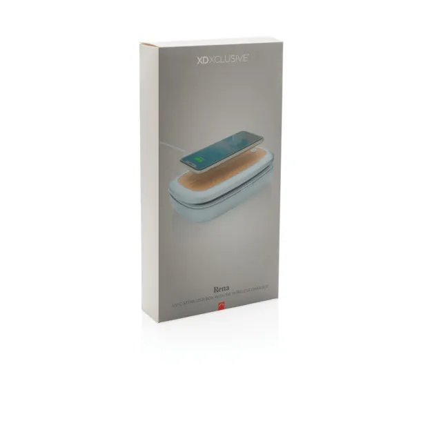  Rena UV-C sterilizer box with 5W wireless charger - XD Xclusive Grey 