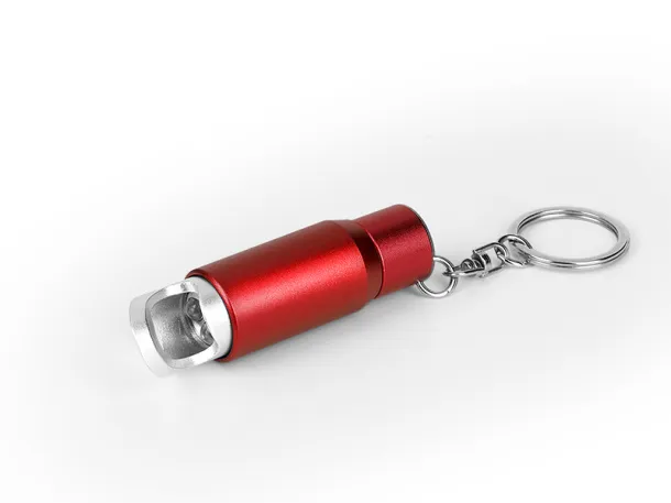 BUZZ Flashlight with bottle opener (3 LED) Crvena