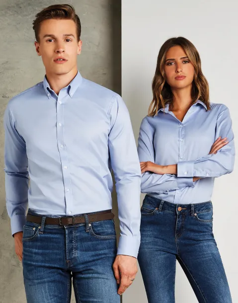  Slim fit oxford košulja s elastinom - Kustom Kit