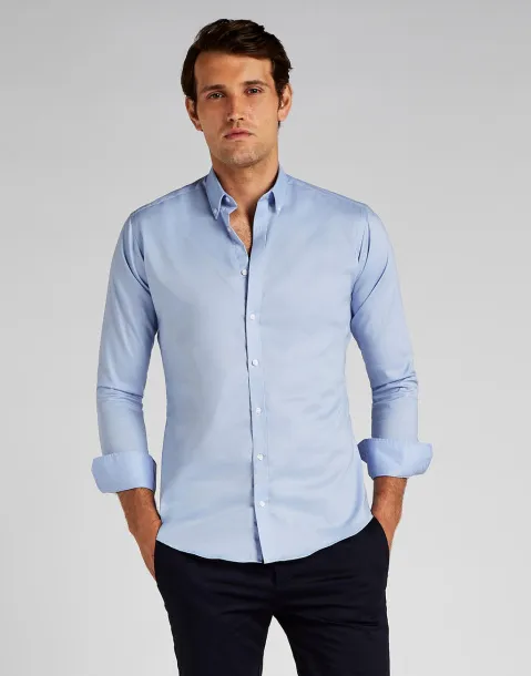  Slim Fit Stretch Oxford Shirt LS - Kustom Kit