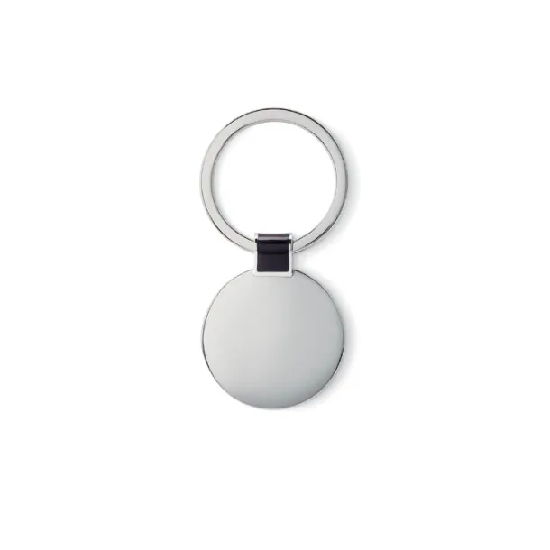 ROUNDY Round shaped key ring Black