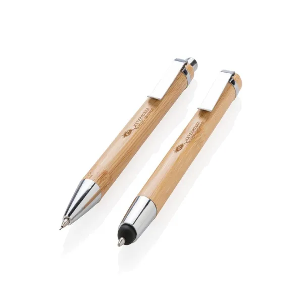  Bamboo pen set - XD Collection Brown 