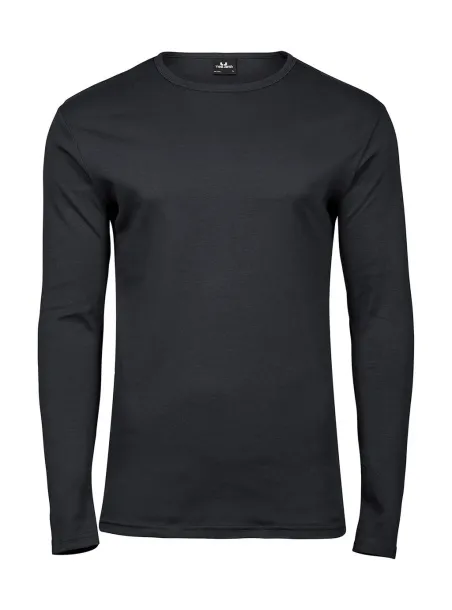  Mens LS Interlock T-Shirt - Tee Jays Tamno siva