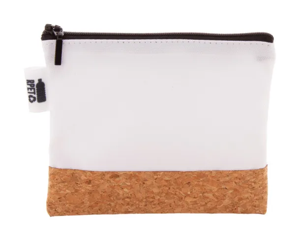 CreaBeauty Cork S RPET custom cosmetic bag Black Natural