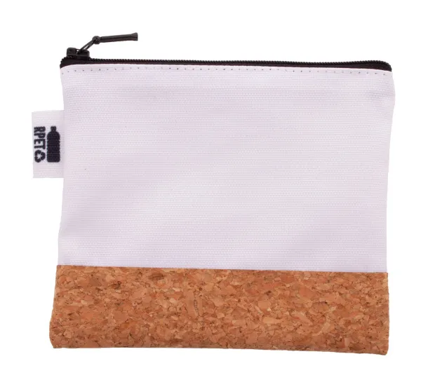 CreaBeauty Cork S RPET custom cosmetic bag Black Natural