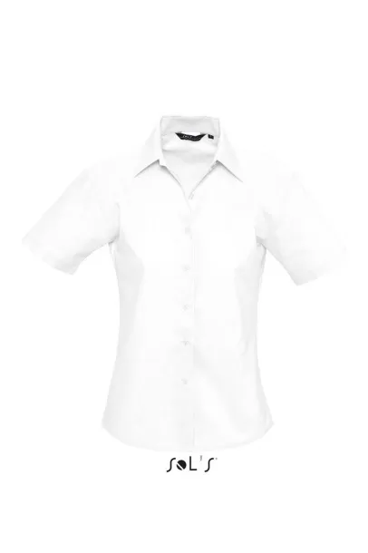  SOL'S ELITE - SHORT SLEEVE OXFORD WOMEN'S SHIRT - SOL'S White