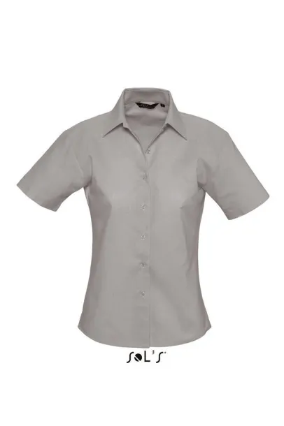  SOL'S ELITE - SHORT SLEEVE OXFORD WOMEN'S SHIRT - SOL'S Silver