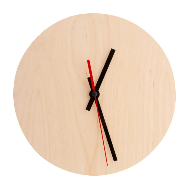 BeTime Wood D custom wall clock Natural