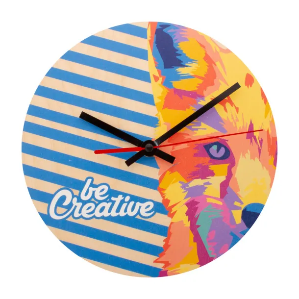 BeTime Wood D custom wall clock Natural