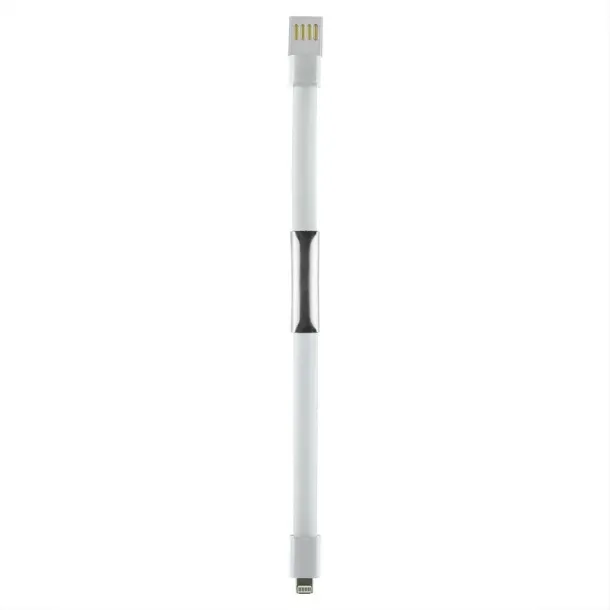  Wristband, bracelet, charging and synchronization cable white