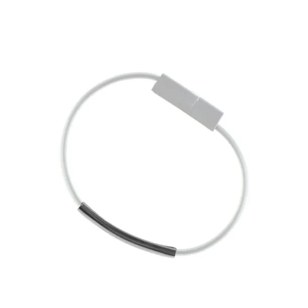  Wristband, bracelet, charging and synchronization cable white