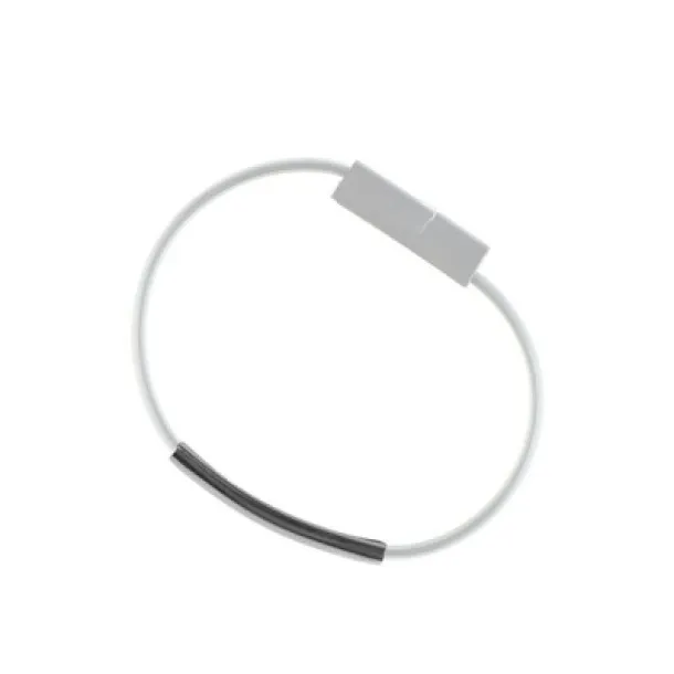  Wristband, bracelet, charging and synchronization cable white