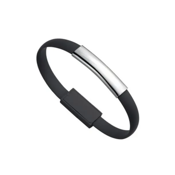  Wristband, bracelet, charging and synchronization cable black