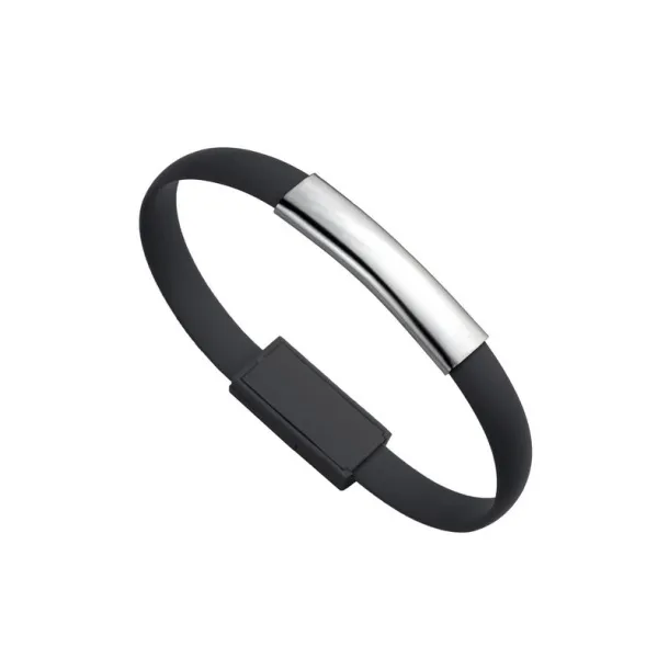  Wristband, bracelet, charging and synchronization cable black
