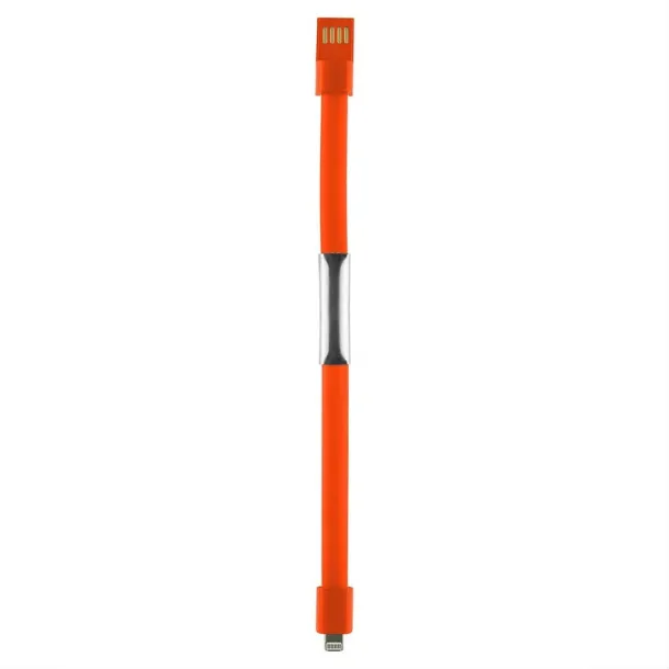  Wristband, bracelet, charging and synchronization cable orange